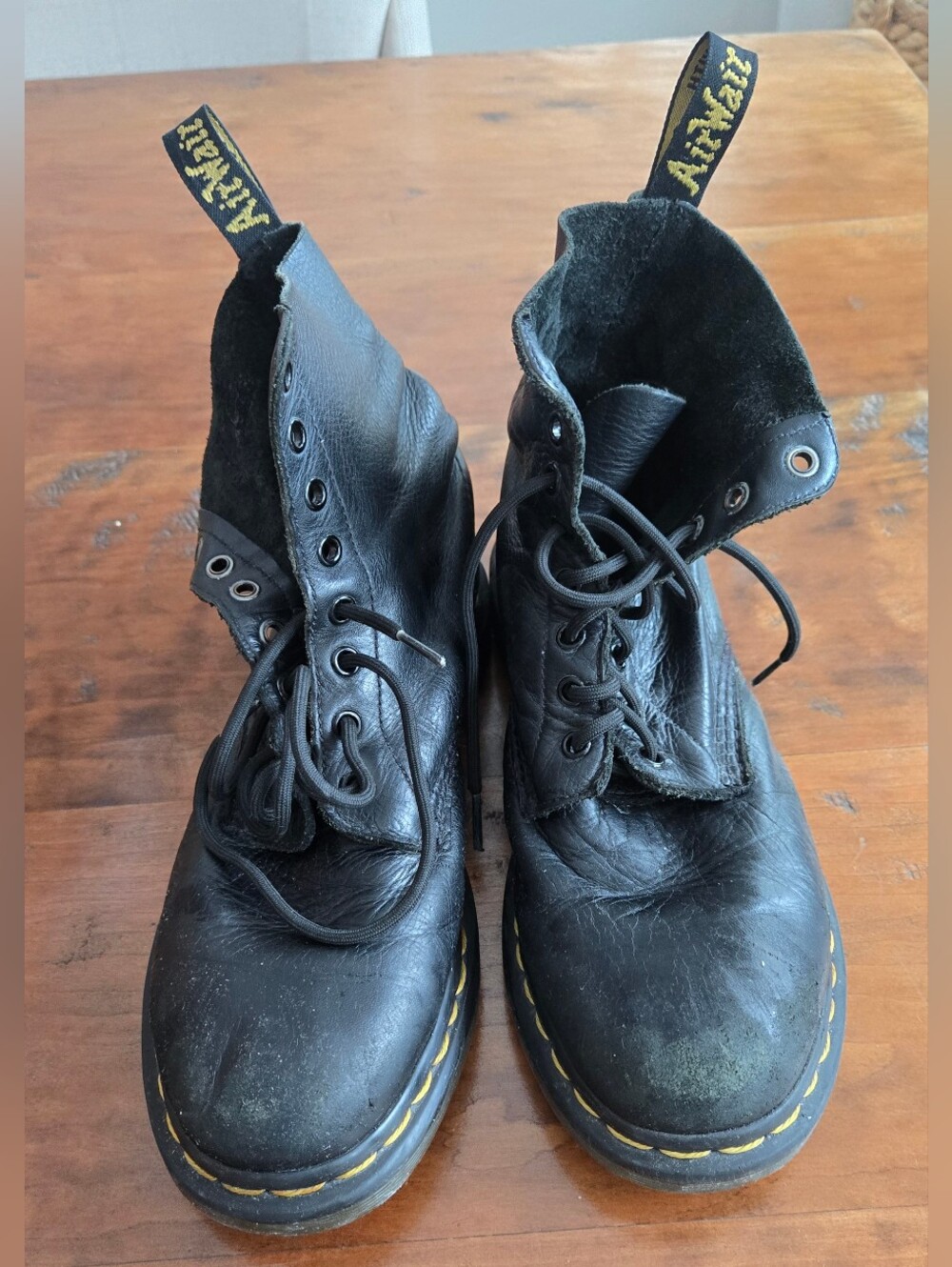 Authentic Dr. Martens 1460 Pascal leather boots.